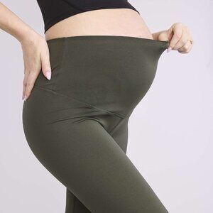 Motherhood Maternity Size XL Olive Green Pregnancy Compression Leggings - New